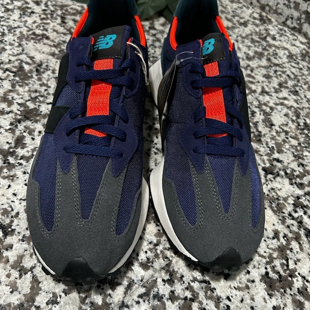 NWT New Balance 327’ Lagoon Storm Blue Shoes Sz 11. - Picture 8 of 16